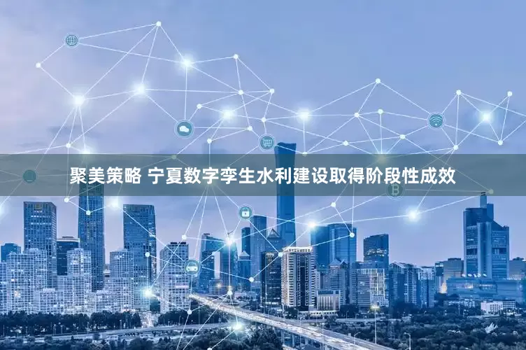 聚美策略 宁夏数字孪生水利建设取得阶段性成效